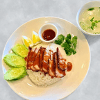 Best Khao Moo Dang (Ginger Rice w/ Thai Style BBQ Pork) in Summerville, SC